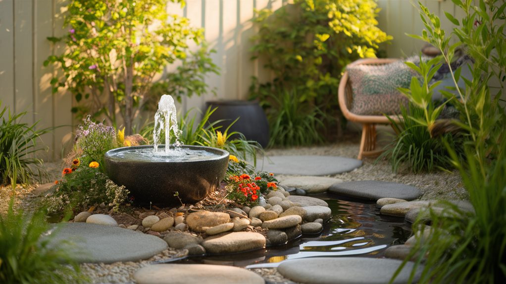 small outdoor water features