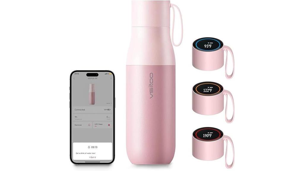 smart insulated steel bottle