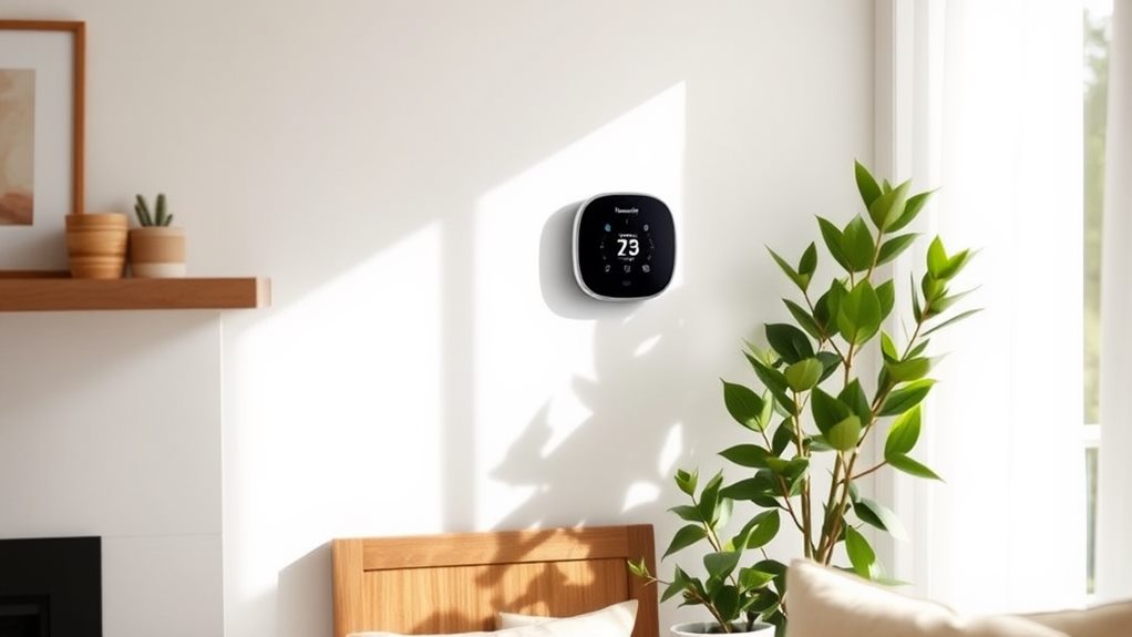 smart thermostat with sensors