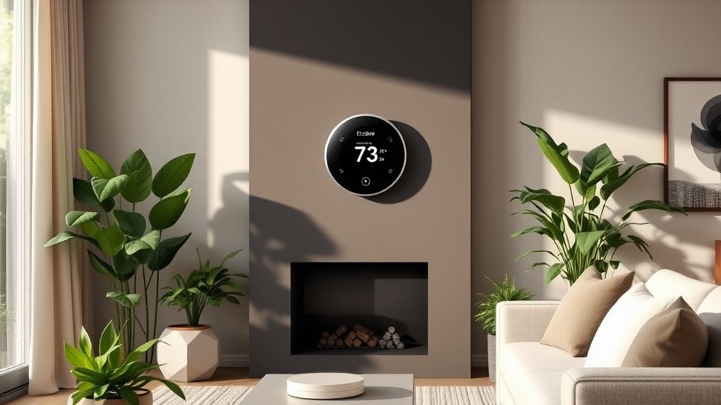 smart thermostat with voice control