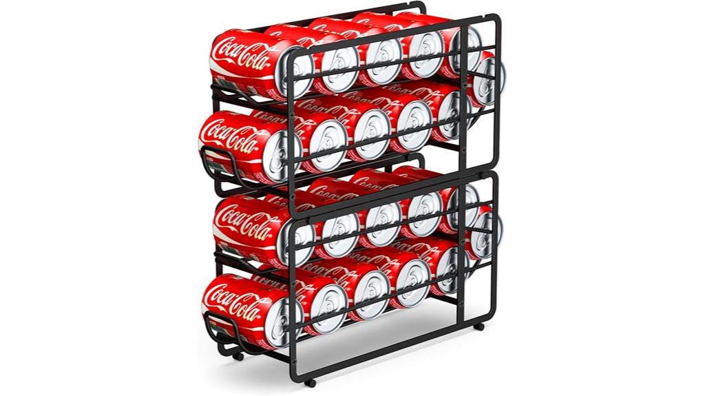 soda can storage rack