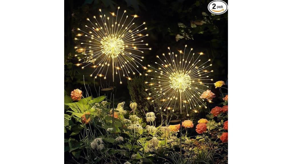 solar garden decor lights