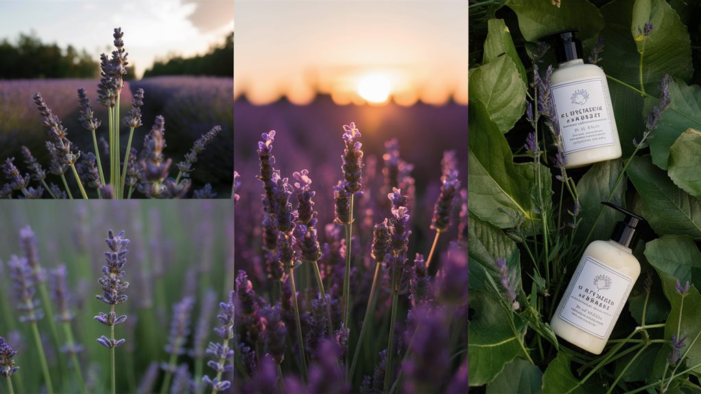 soothing lavender calms stress