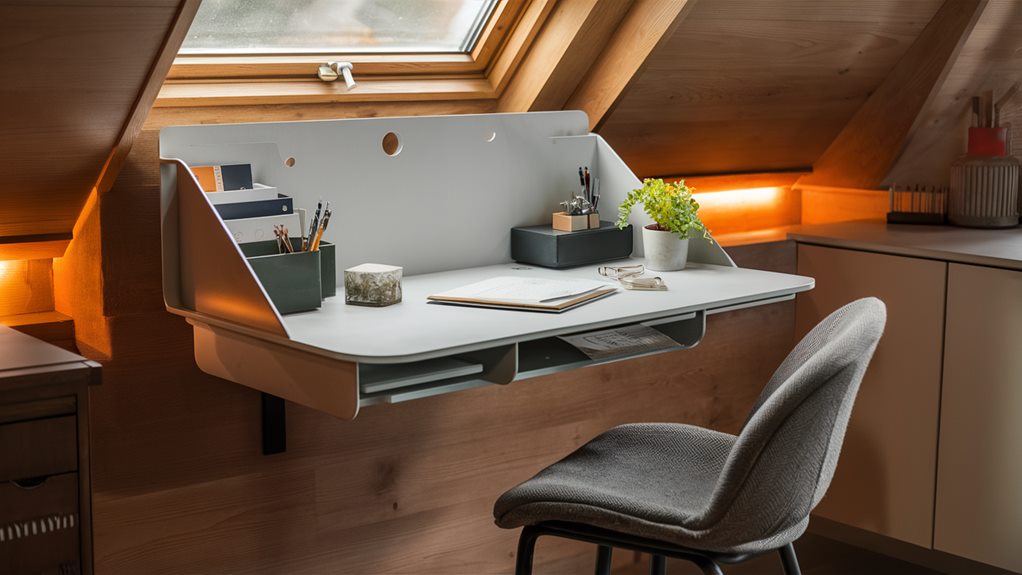 space saving wall desks