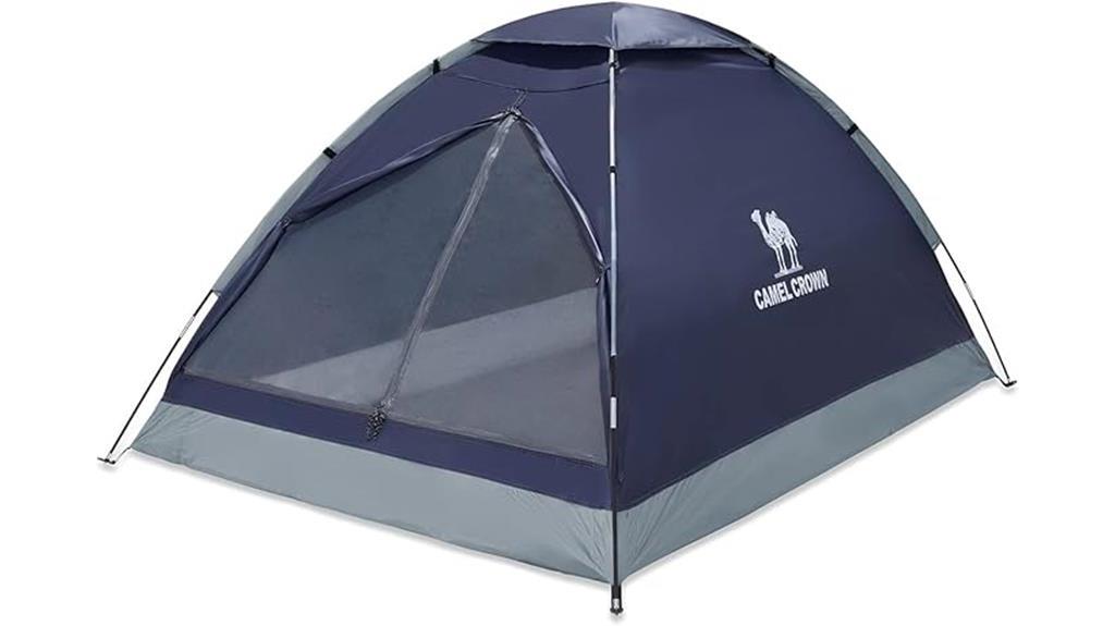 spacious camping dome tent