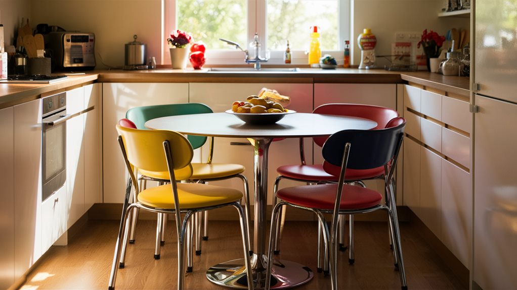 stackable chairs and tables