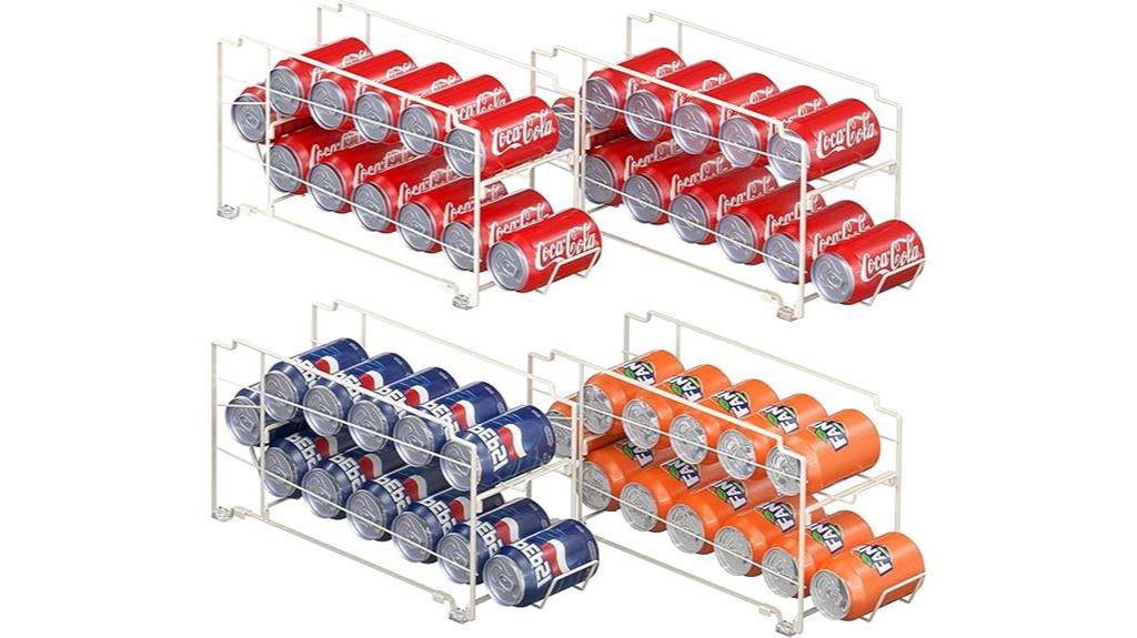 stackable soda can dispenser