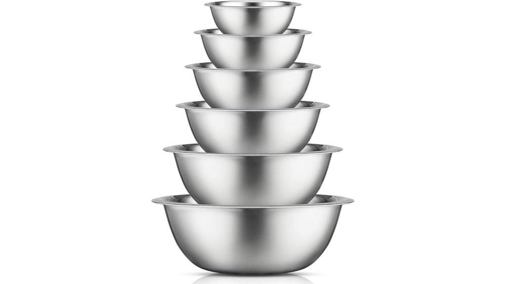 stainless steel bowl set