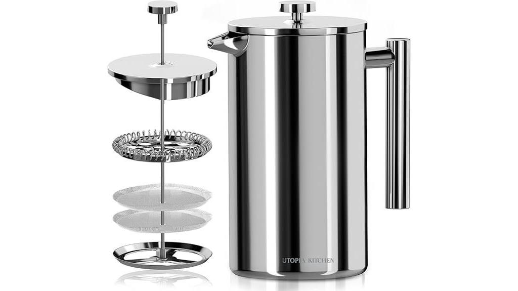 stainless steel french press