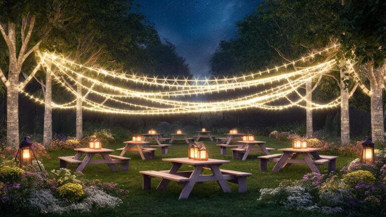 string lights for outdoor parties