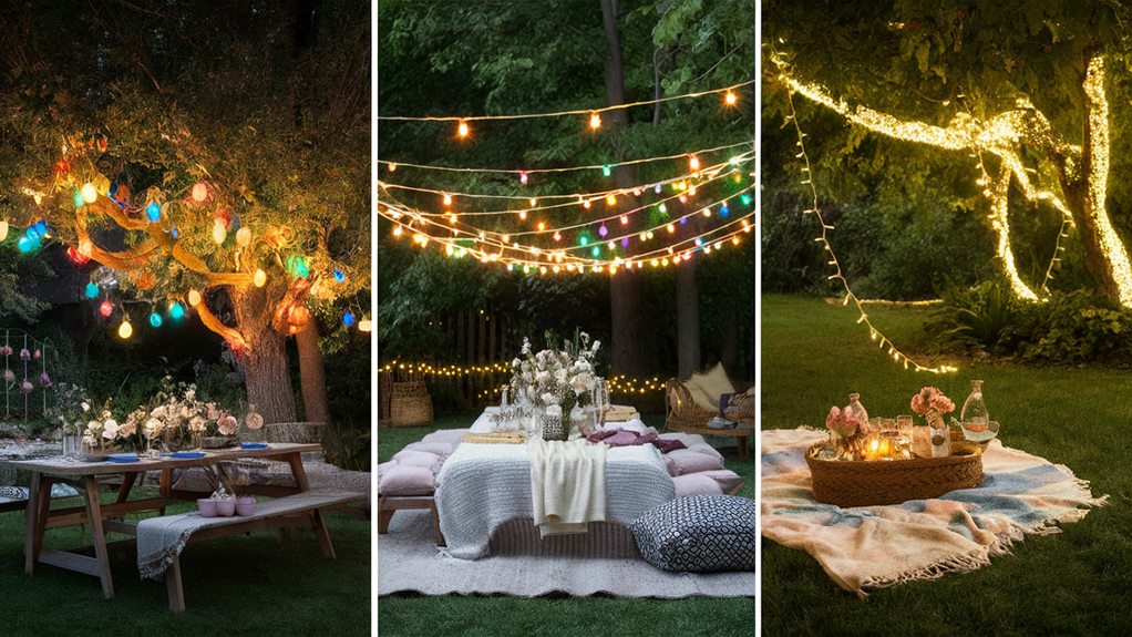 string lights for outdoor parties