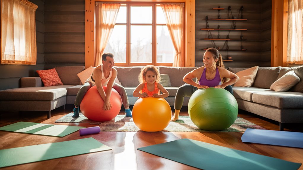 sturdy mini exercise balls