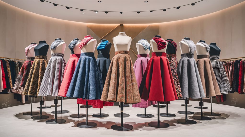 stylish a line skirts collection