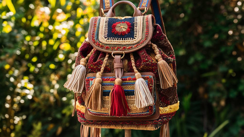 stylish boho inspired backpacks