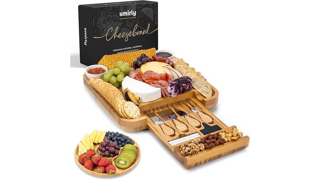 stylish charcuterie board set