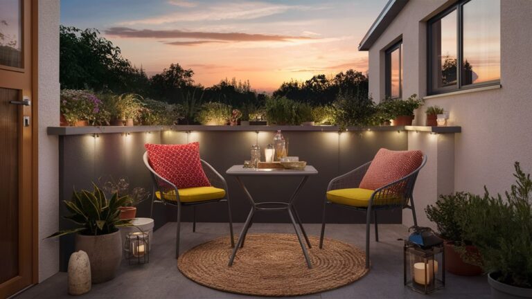 stylish small patio furniture