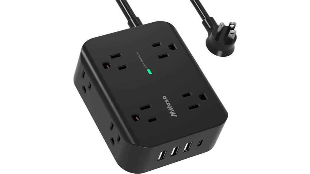 surge protector with usbs