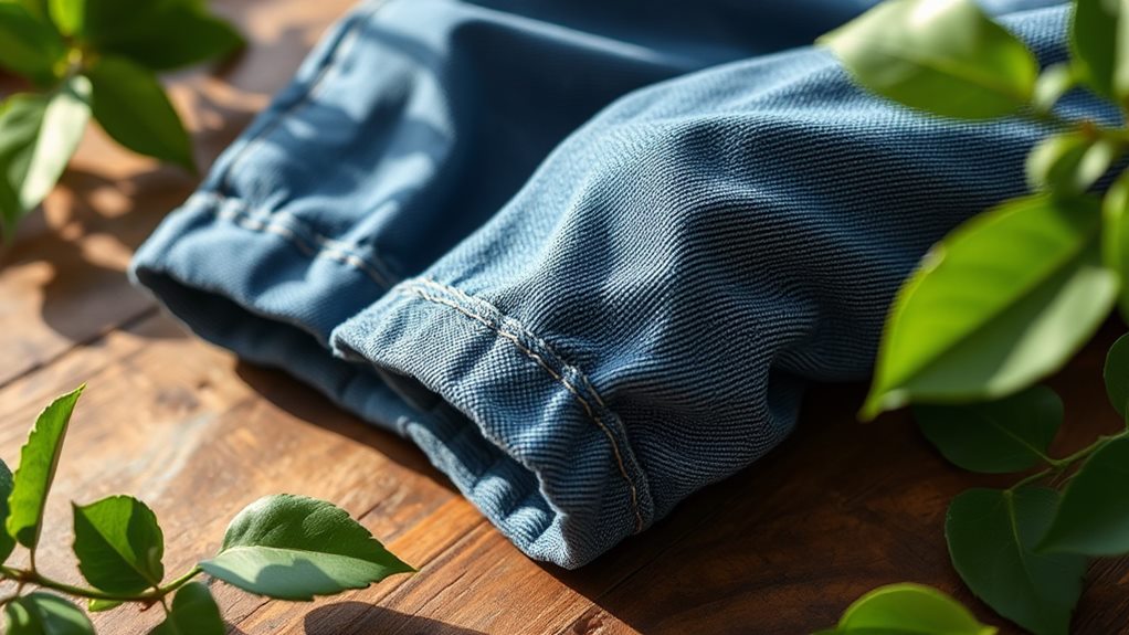 sustainable fashion with jeans