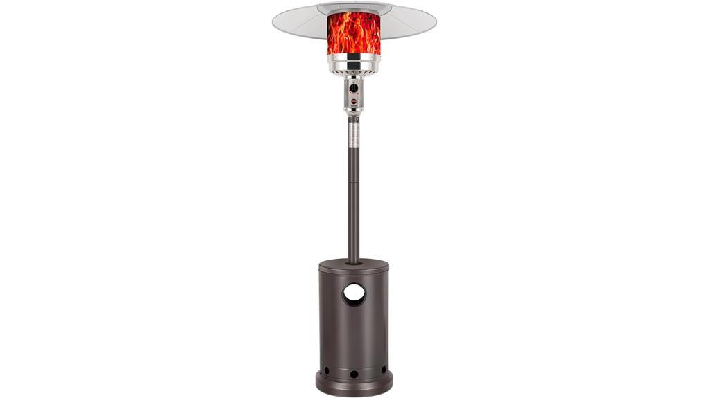 tabletop propane patio heater