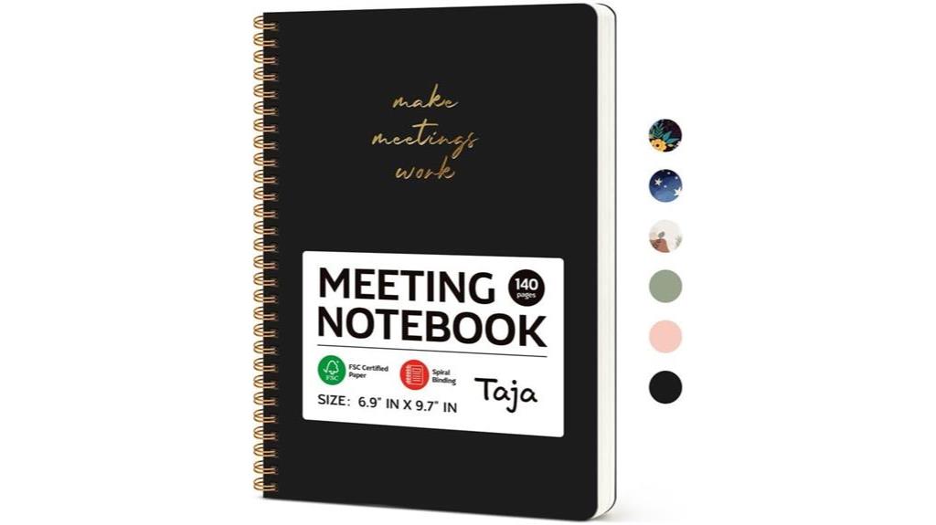 taja work organization notebook