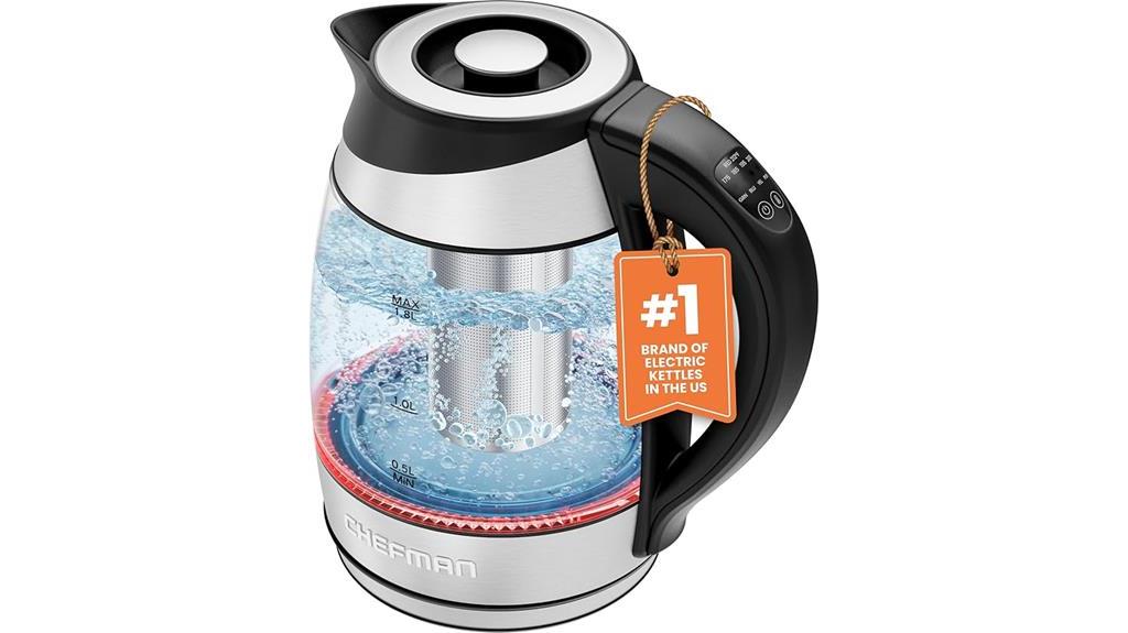 temperature controlled electric kettle