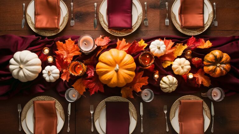 thanksgiving decorations with autumnal charm