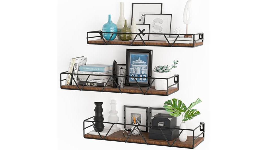 three home floating shelves