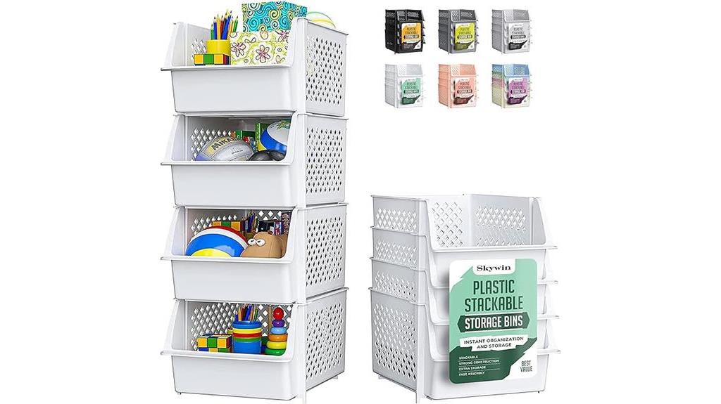 tidyfriend stackable pantry bins