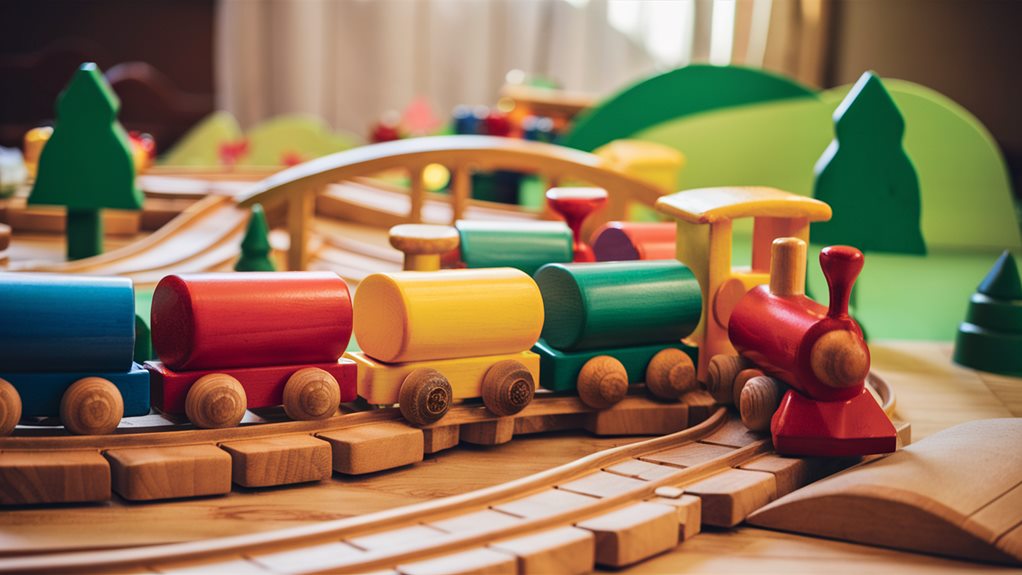 timeless wooden toy trains