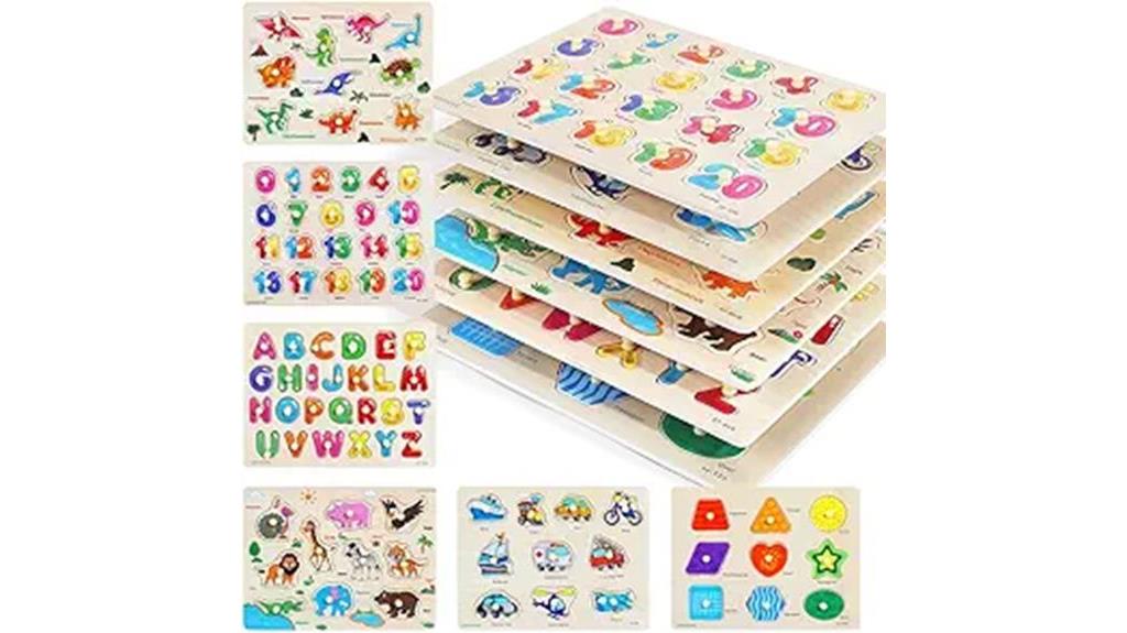 toddler wooden peg puzzles