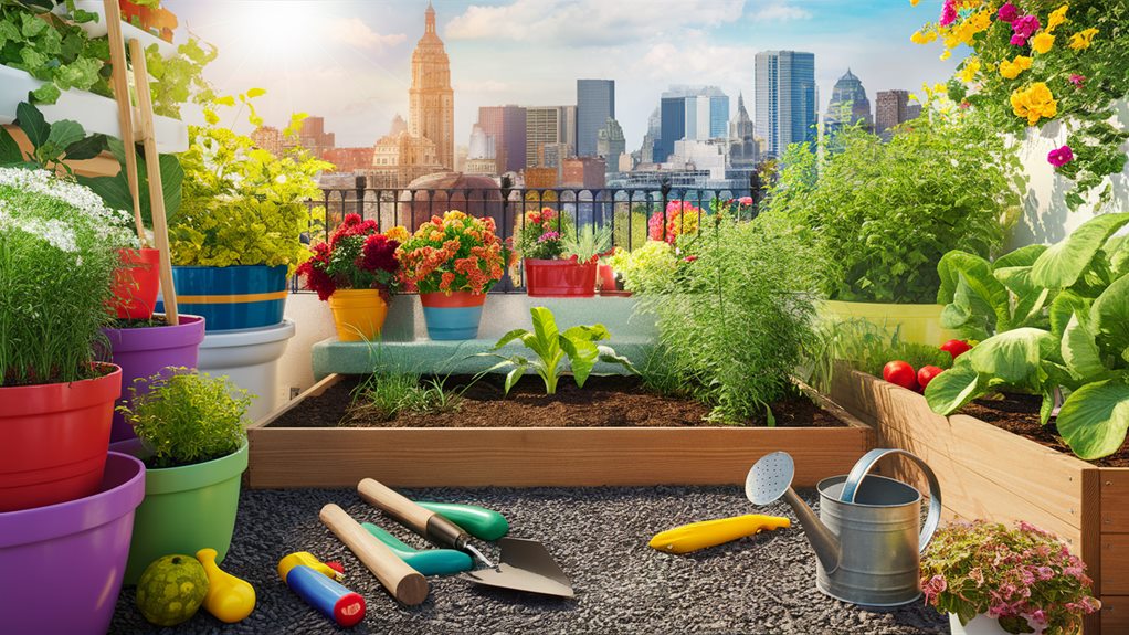 tools for urban gardening