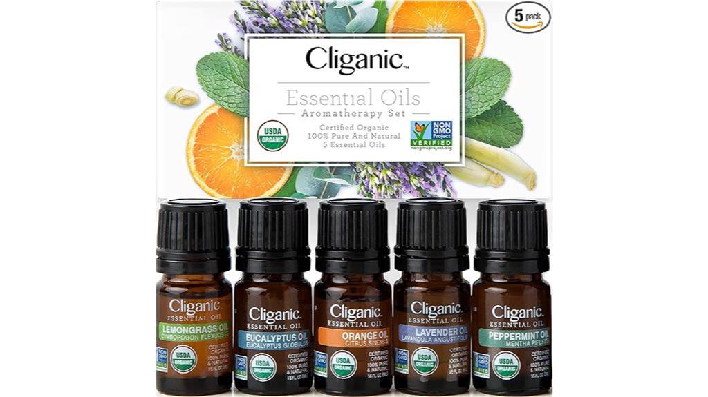 top 5 organic essential oils