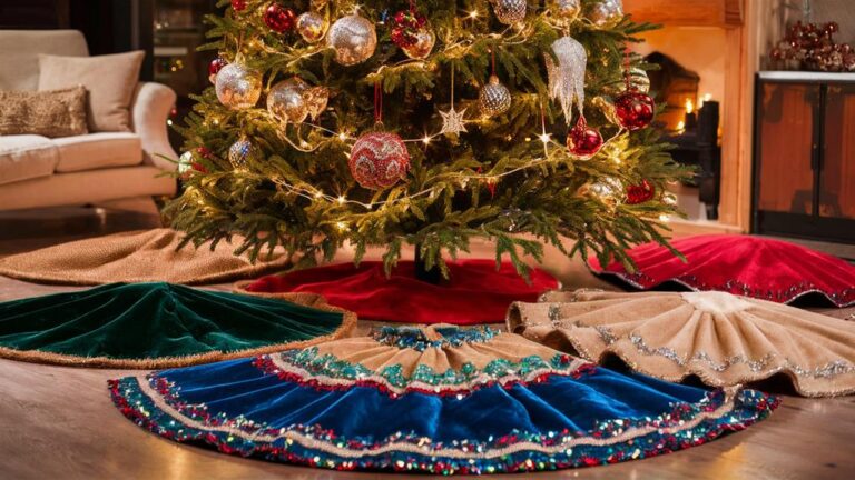 top christmas tree skirts