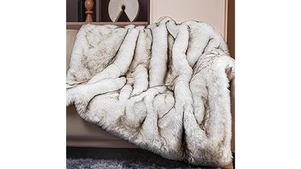 touchat faux fur blanket