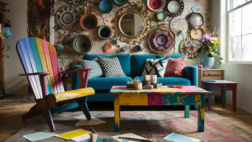 transform furniture using paint