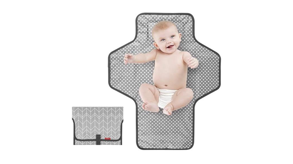 travel friendly baby changing pad