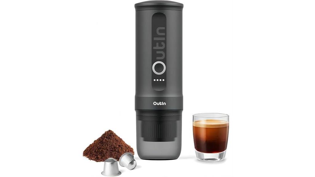 travel friendly electric espresso machine