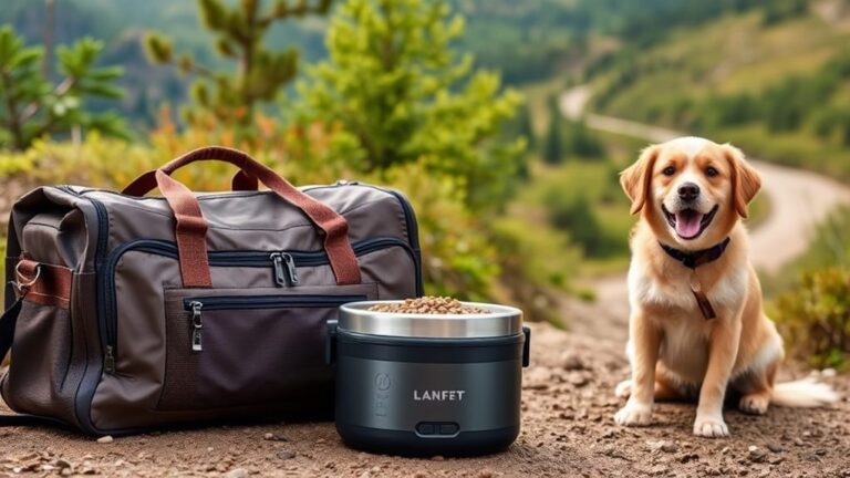 travel friendly pet food storage