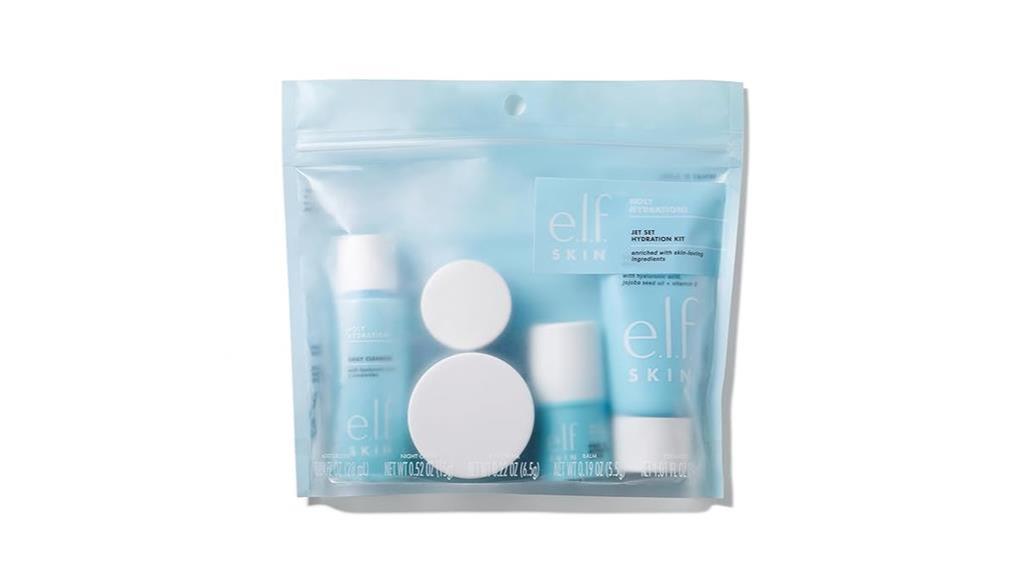 travel friendly skincare set