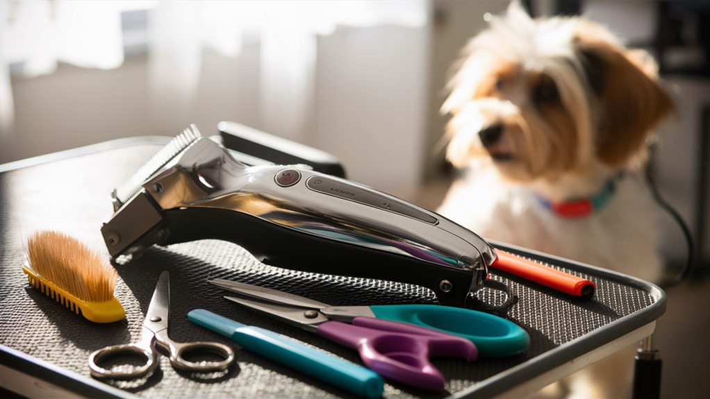 trimming a dog s fur