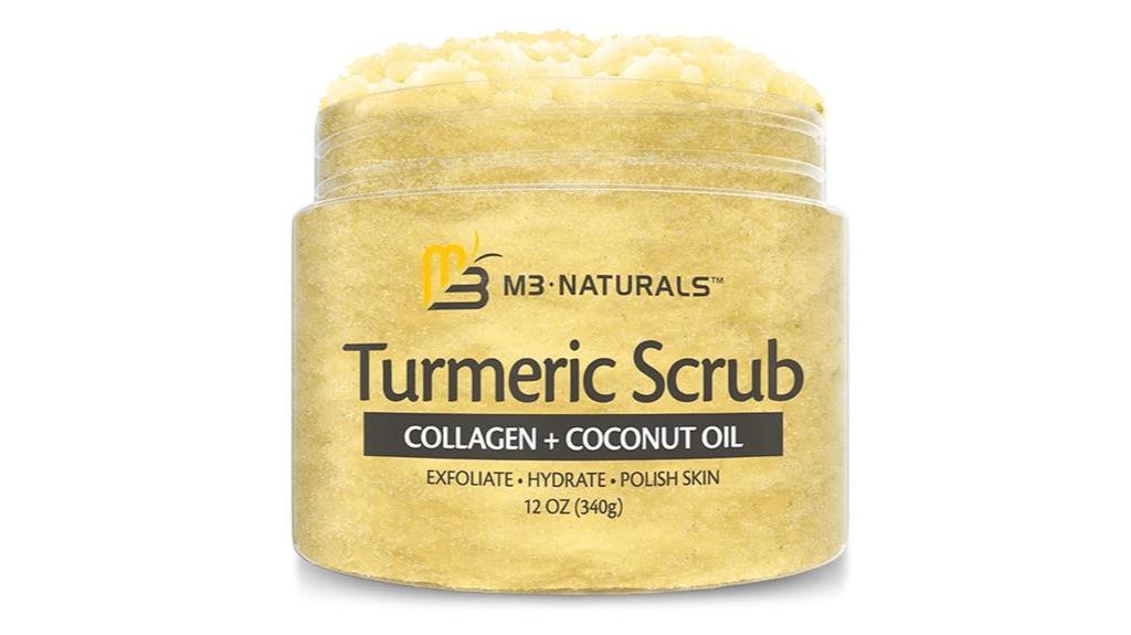 turmeric collagen body scrub