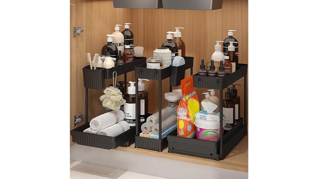 under sink storage organizers