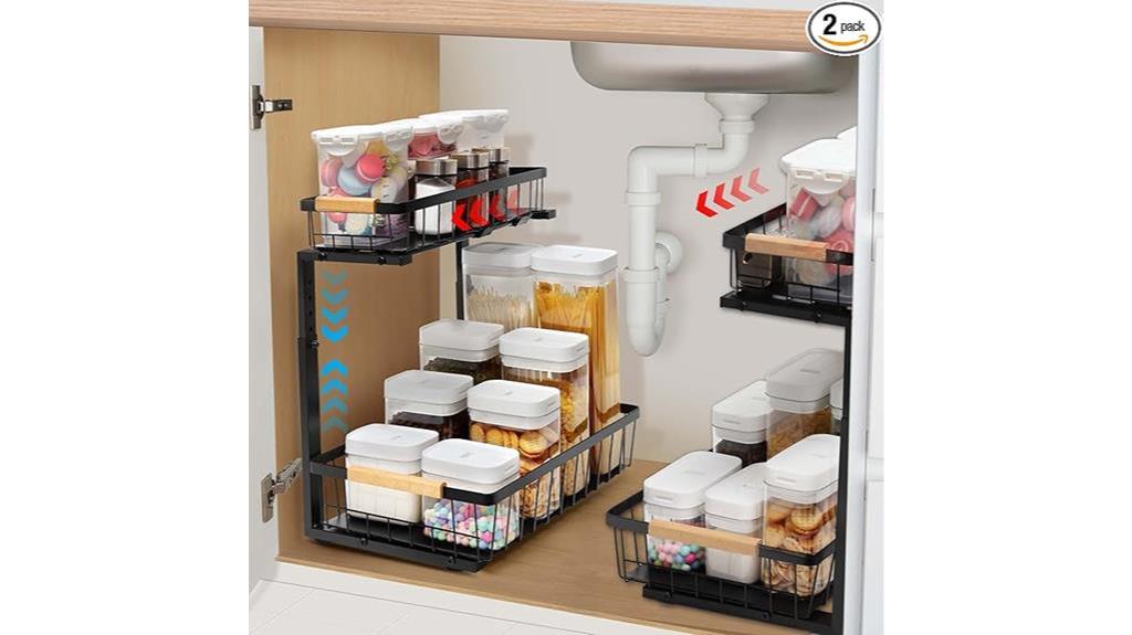 under sink storage set