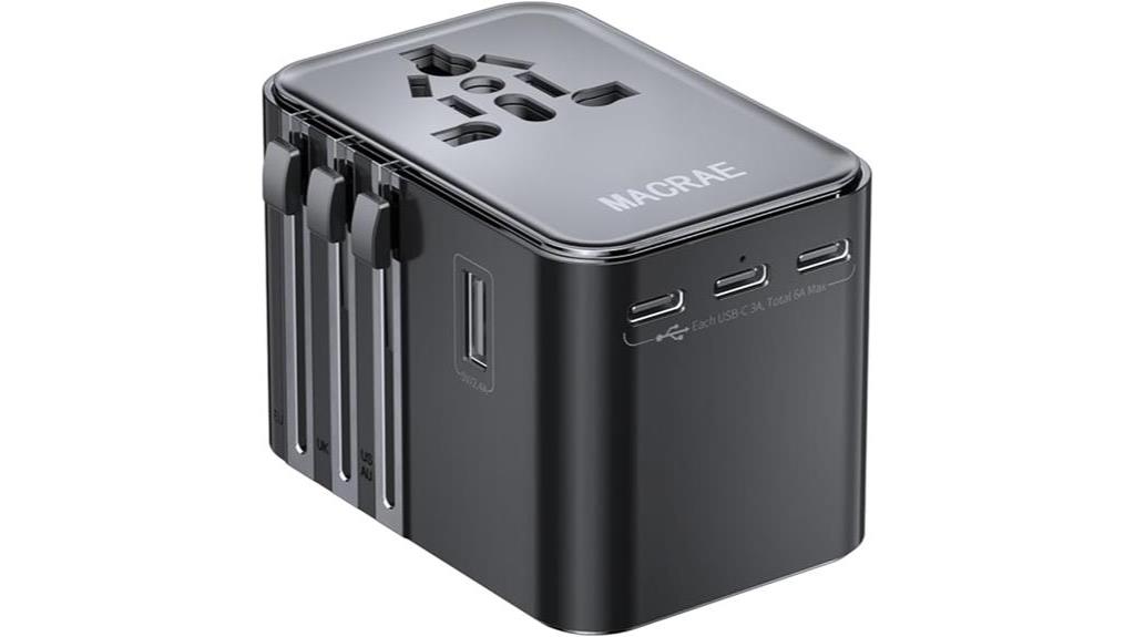 universal travel adapter usb