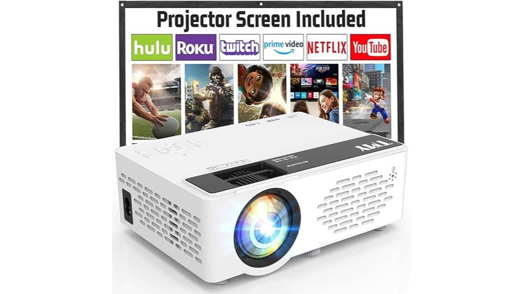 upgraded bluetooth mini projector