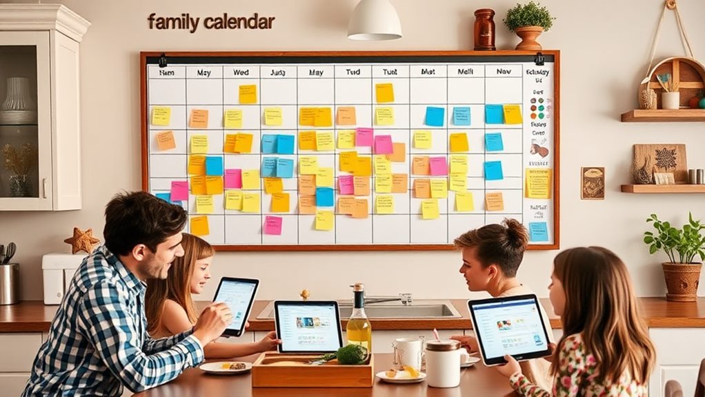 utilize family calendar apps