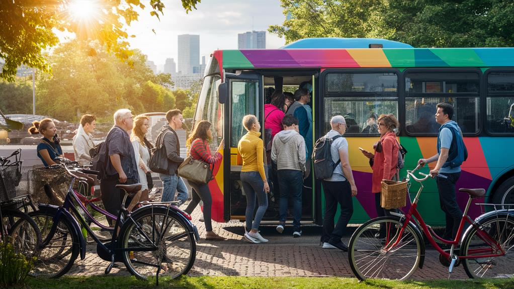 utilize public transit options