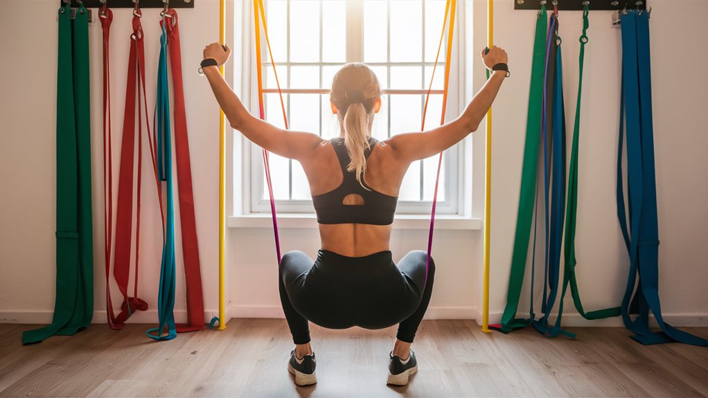 utilizing resistance bands at home