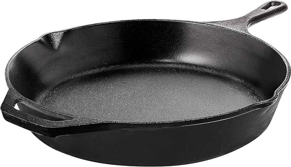 utopia kitchen cast iron pan