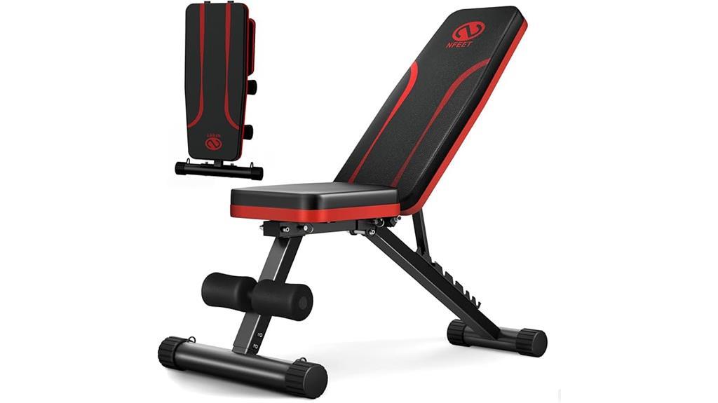 versatile adjustable weight bench